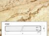 174606 - 9893 gl 4200*900*28mm asztallap Barna márvány ( Sand mohave)MEGSZŰNT  